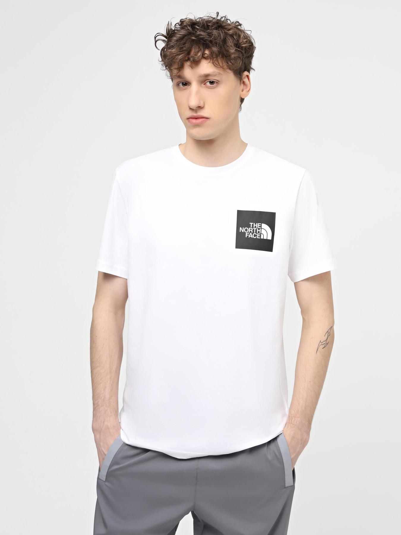Футболка The North Face M S/S Fine Tee модель NF0A87NDFN41 Фото