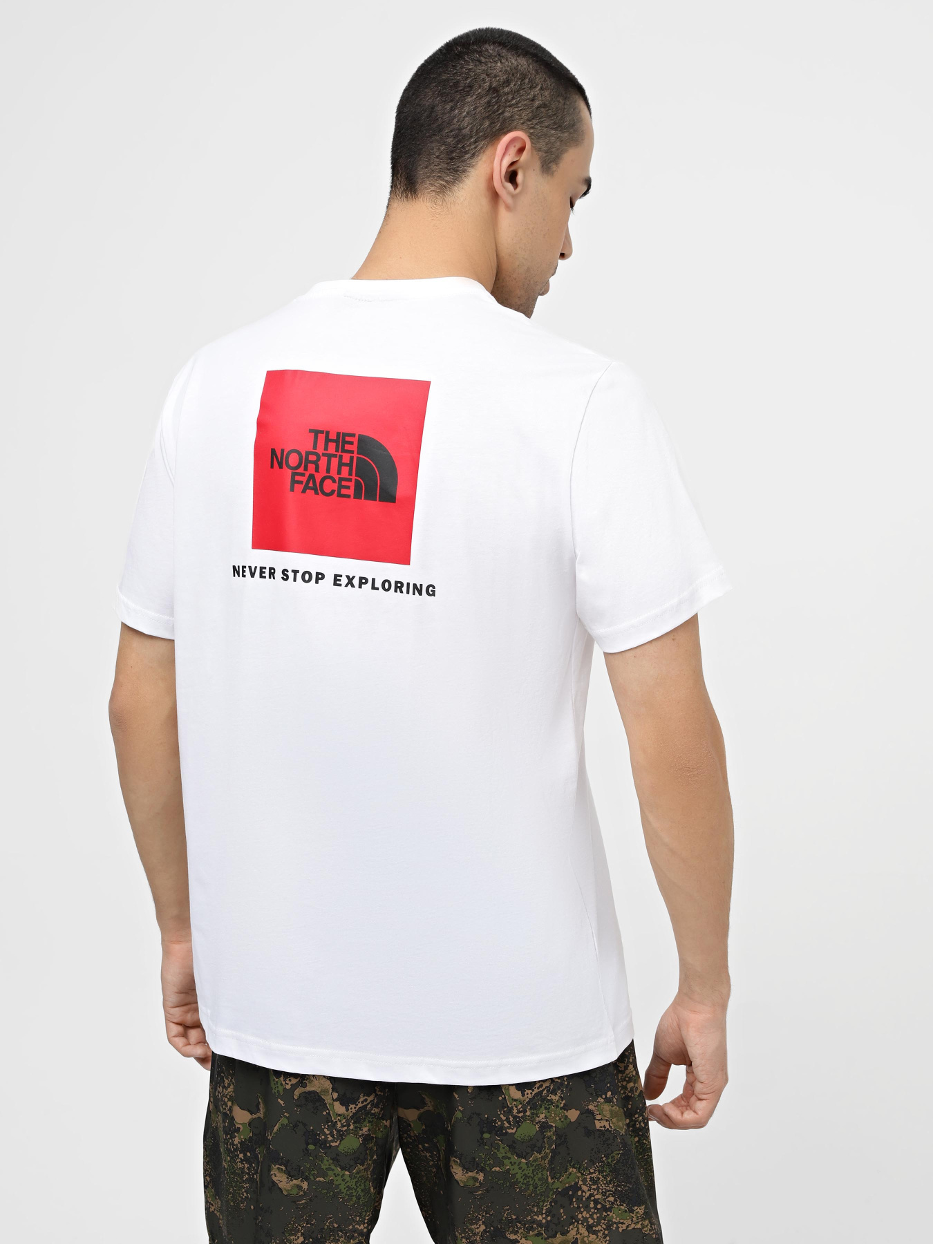 Футболка The North Face M S/S Redbox Tee модель NF0A87NPFN41 Фото