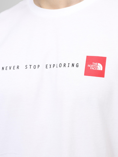 Футболка The North Face M S/S Never Stop Exploring Tee модель NF0A87NSFN41 — фото 3 - INTERTOP