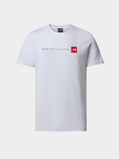 Футболка The North Face M S/S Never Stop Exploring Tee модель NF0A87NSFN41 — фото 4 - INTERTOP