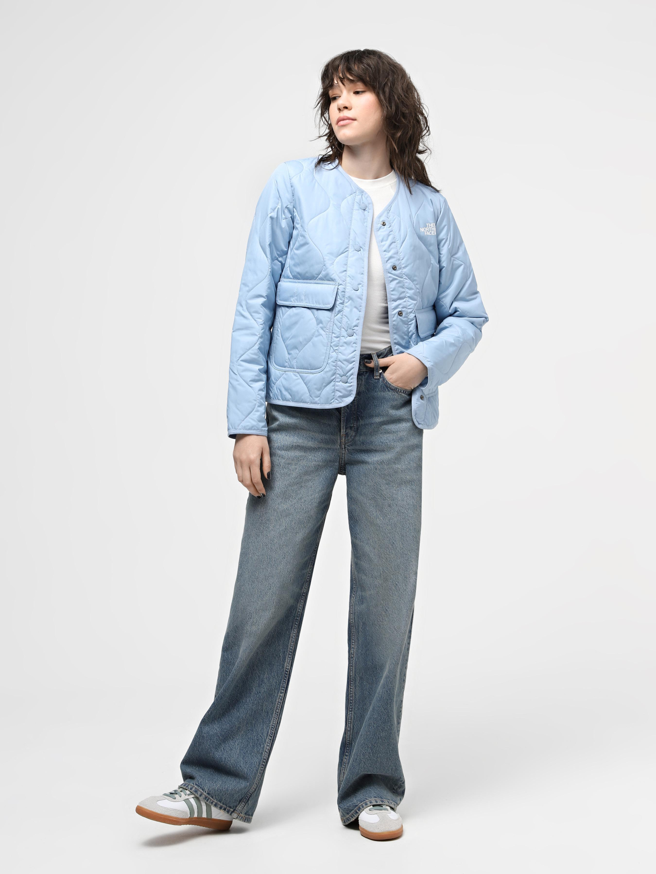 Демисезонная куртка The North Face W Ampato Quilted Liner модель NF0A83IDQEO1 Фото