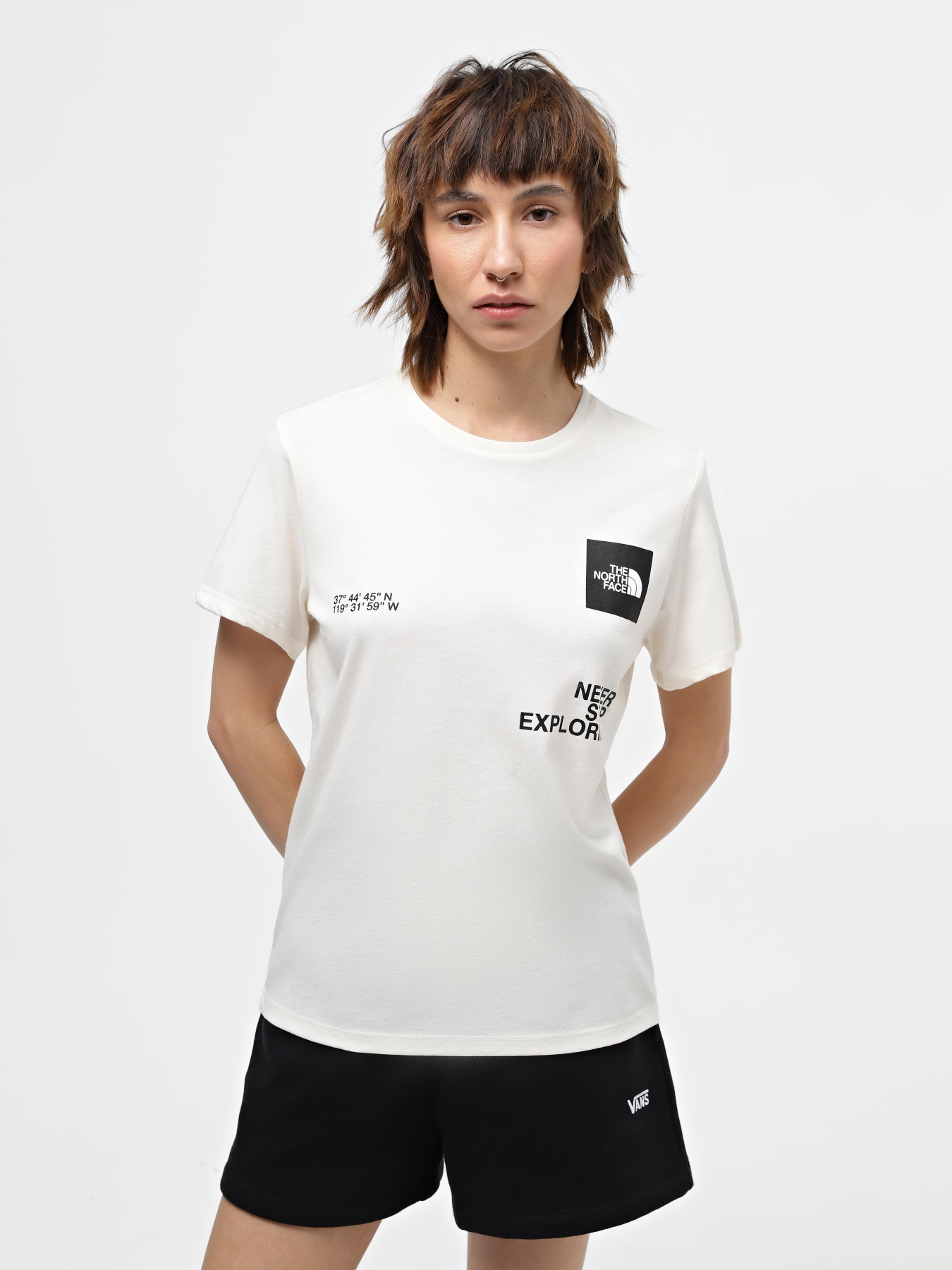 Футболка The North Face W Foundation Coordinates Graphic Tee модель NF0A882WQLI1 Футболка The North Face W Foundation Coordinates Graphic Tee модель NF0A882WQLI1 Фото