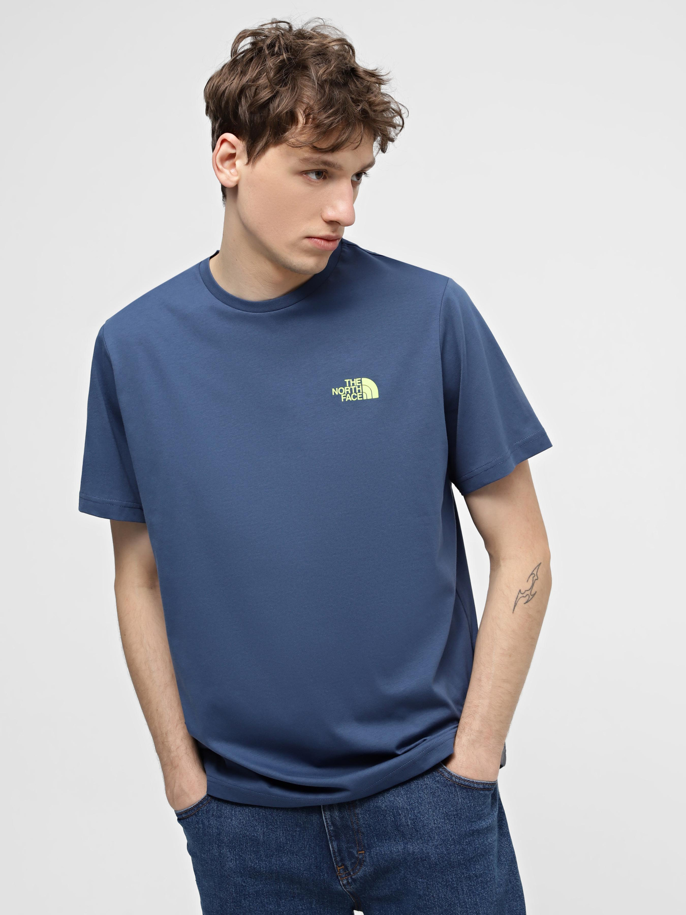 Футболка The North Face Biner Graphic 4 модель NF0A894ZHDC1 Футболка The North Face Biner Graphic 4 модель NF0A894ZHDC1 Фото