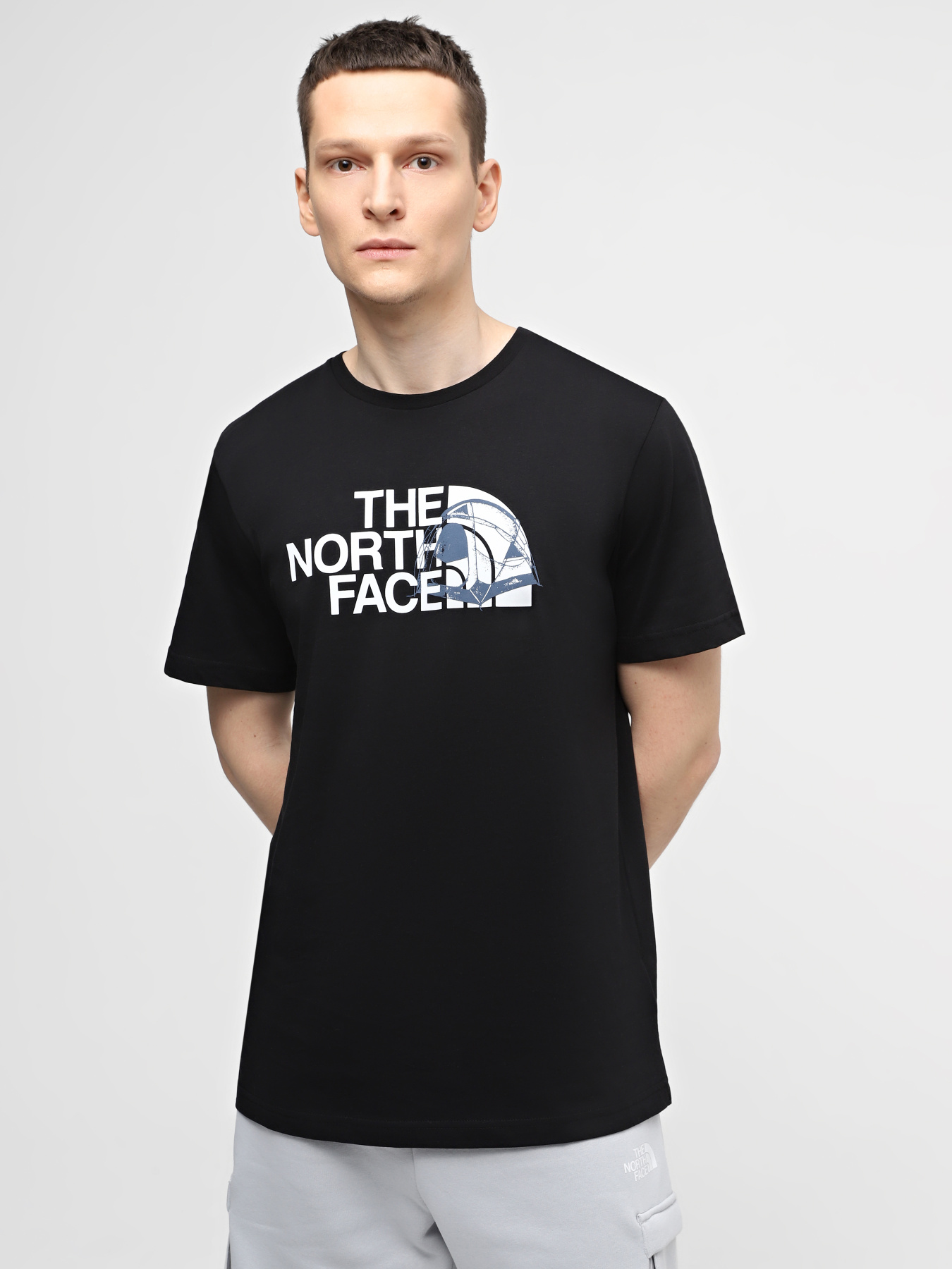 Футболка The North Face M S/S Graphic Half Dome Tee модель NF0A8954JK31 Фото