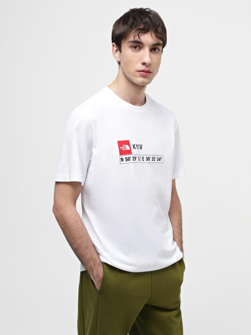 Футболка The North Face M S/S Gps T-Shirt Kyiv модель NF0A8B3PFN41 Фото