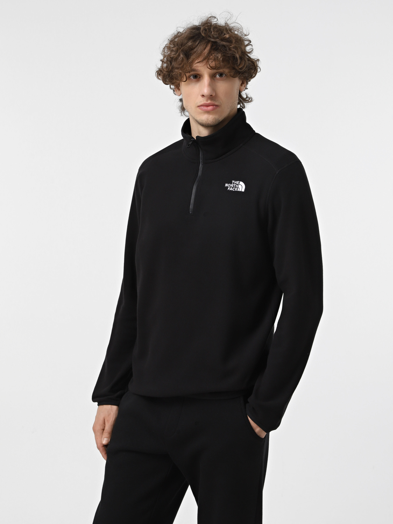 Кофта The North Face 100 Glacier 1/4 Zip модель NF0A855W4H01 Кофта The North Face 100 Glacier 1/4 Zip модель NF0A855W4H01 Фото