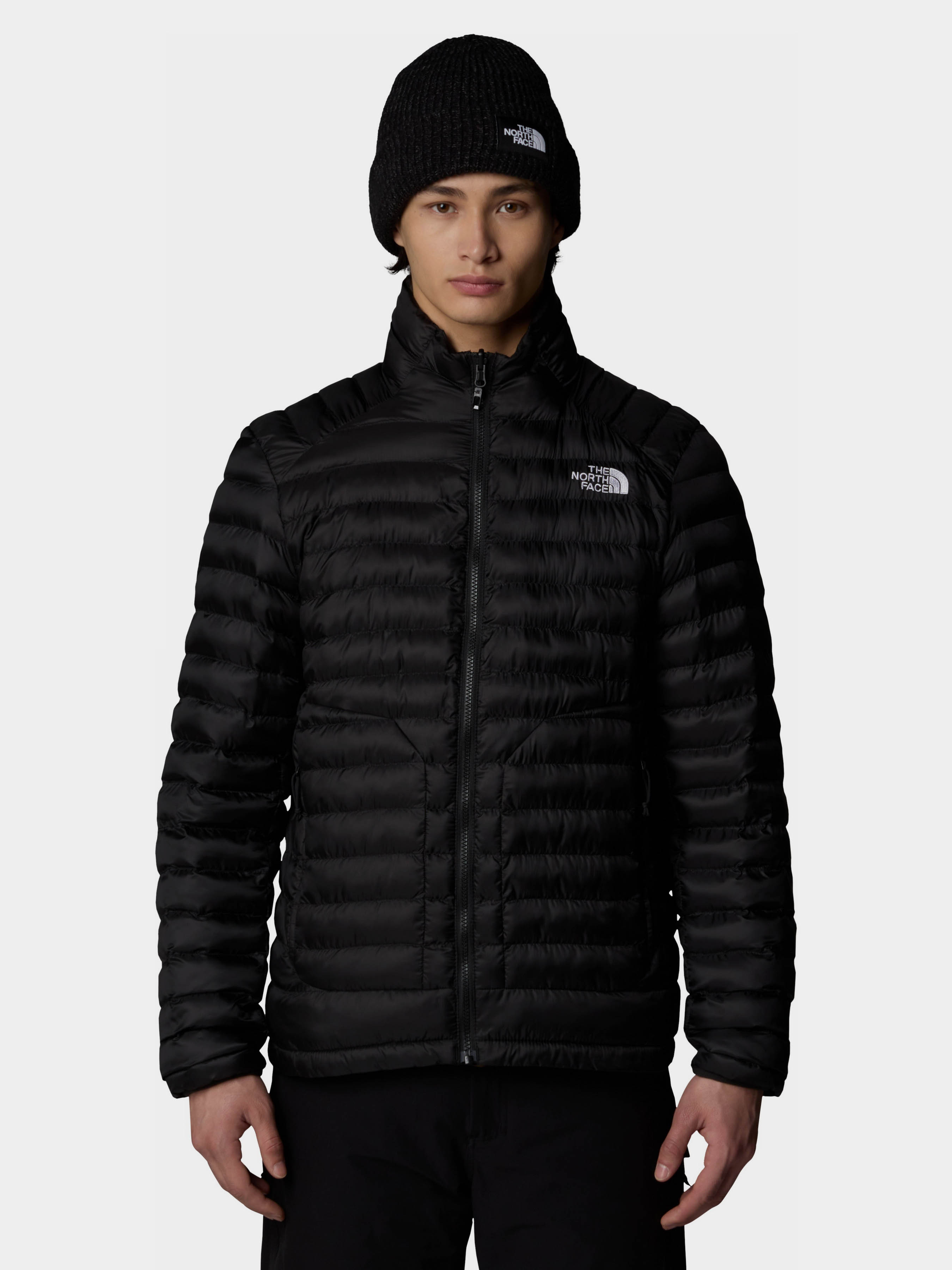 Чоловіча Демісезонна куртка The North Face Huila Synthetic (N6498) колір чорний, матеріал поліестер