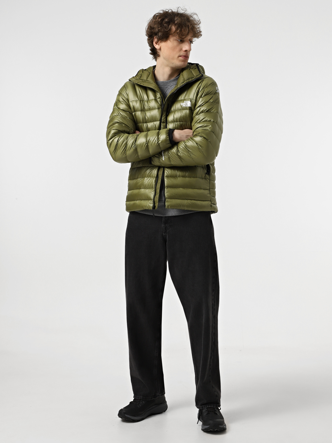 Демисезонная куртка The North Face Summit Breithorn Hooded Down модель NF0A87ZMPIB1 Фото