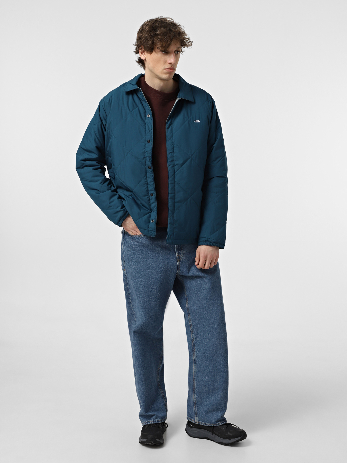 Демисезонная куртка The North Face Afterburner Insulated Flannel модель NF0A82V31NO1 Фото