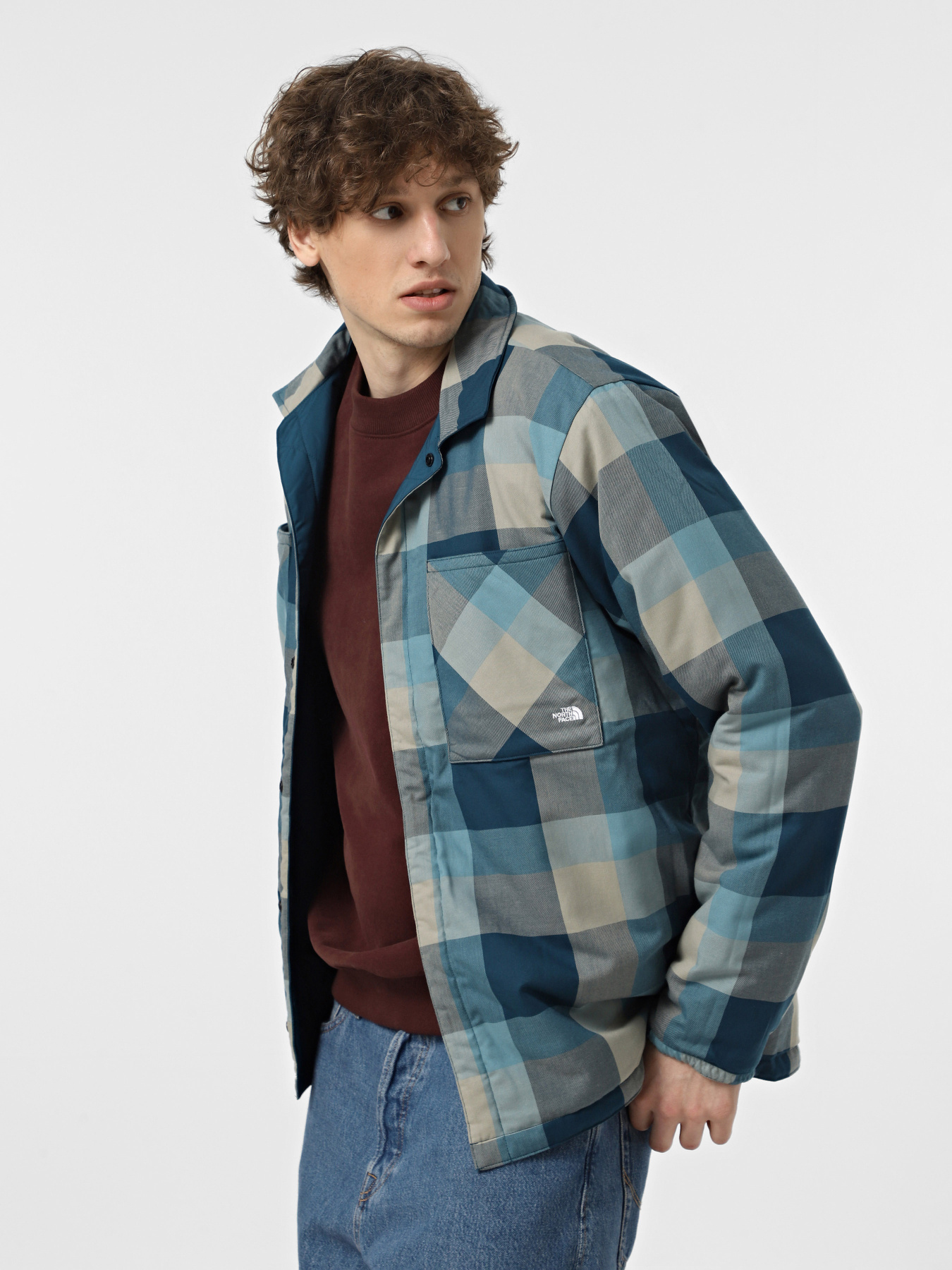 Демисезонная куртка The North Face Afterburner Insulated Flannel модель NF0A82V31NO1 Фото