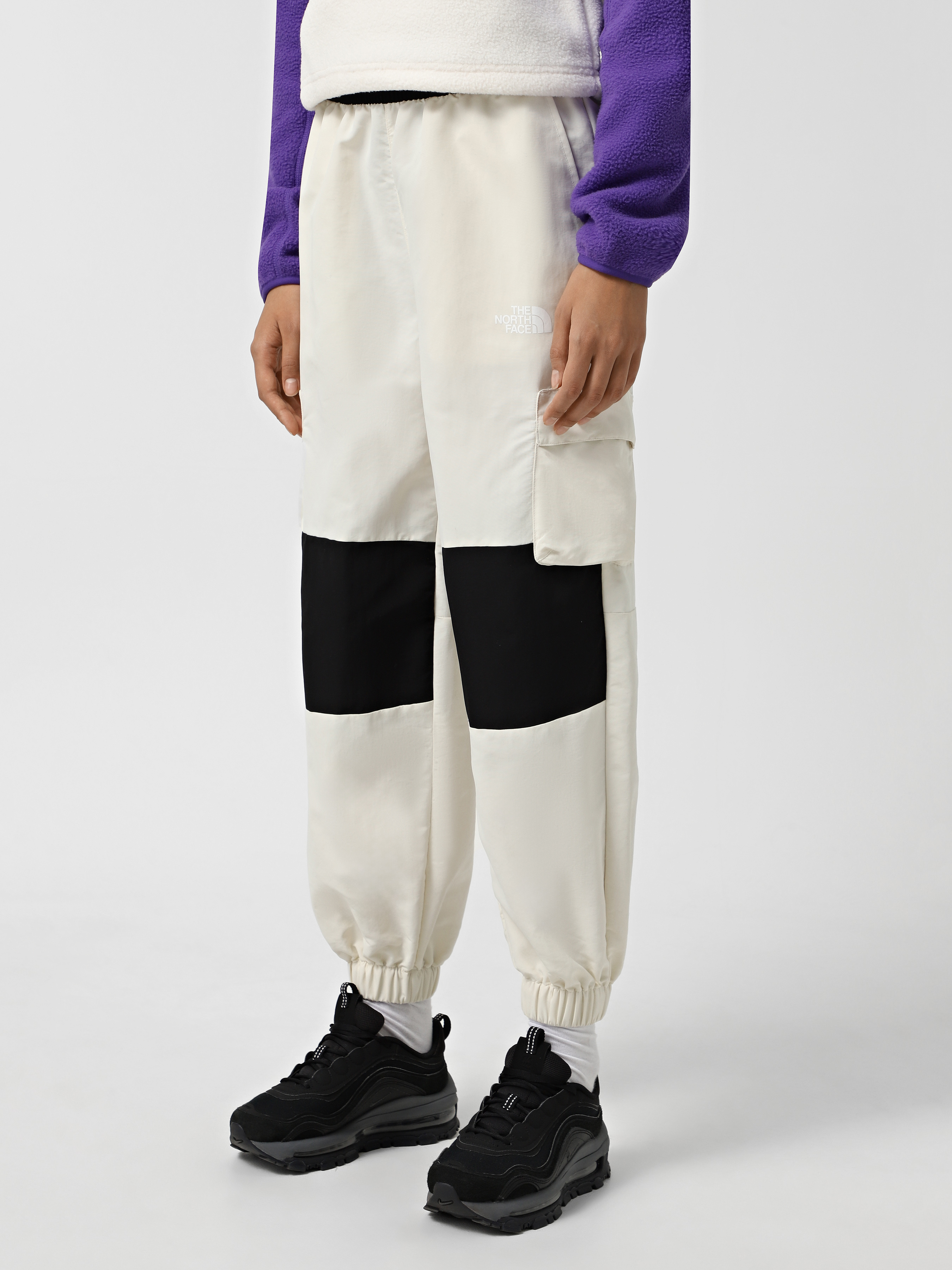 Жіноче Карго The North Face Himalayan Track (N6572) колір білий, матеріал нейлон