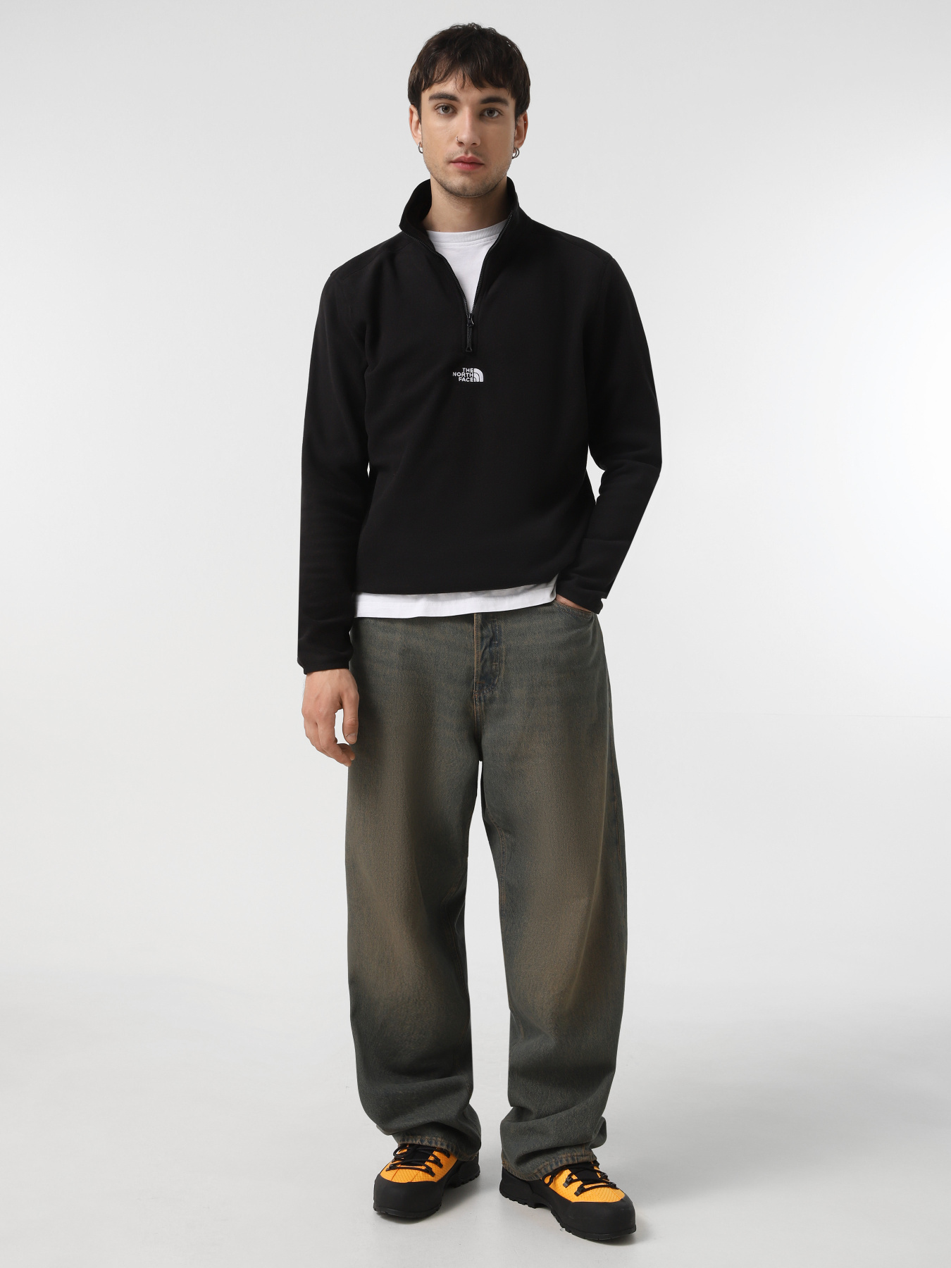 Кофта The North Face Glacier 1/4 Zip Fleece модель NF0A83I34H01 Фото