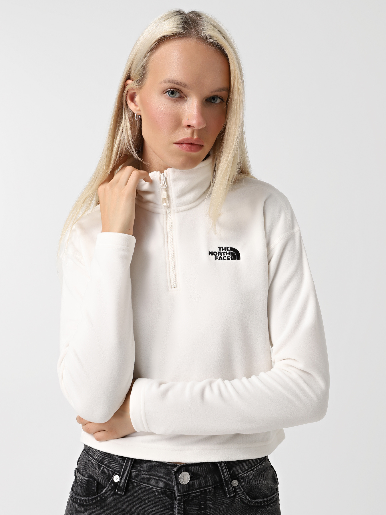 Кофта The North Face 100 Glacier Cropped ¼ Zip модель NF0A855N4HP1 Фото