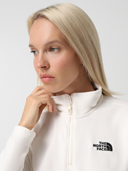 Кофта The North Face 100 Glacier Cropped 1/4 Zip Fleece модель NF0A855N4HP1 — фото 4 - INTERTOP