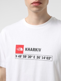 Футболка The North Face GPS Tee Kharkiv Модель NF0A8FZEFN41 Фото