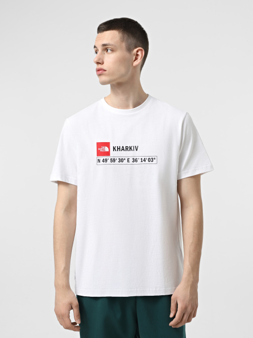 Футболка The North Face GPS Tee Kharkiv модель NF0A8FZEFN41 Фото