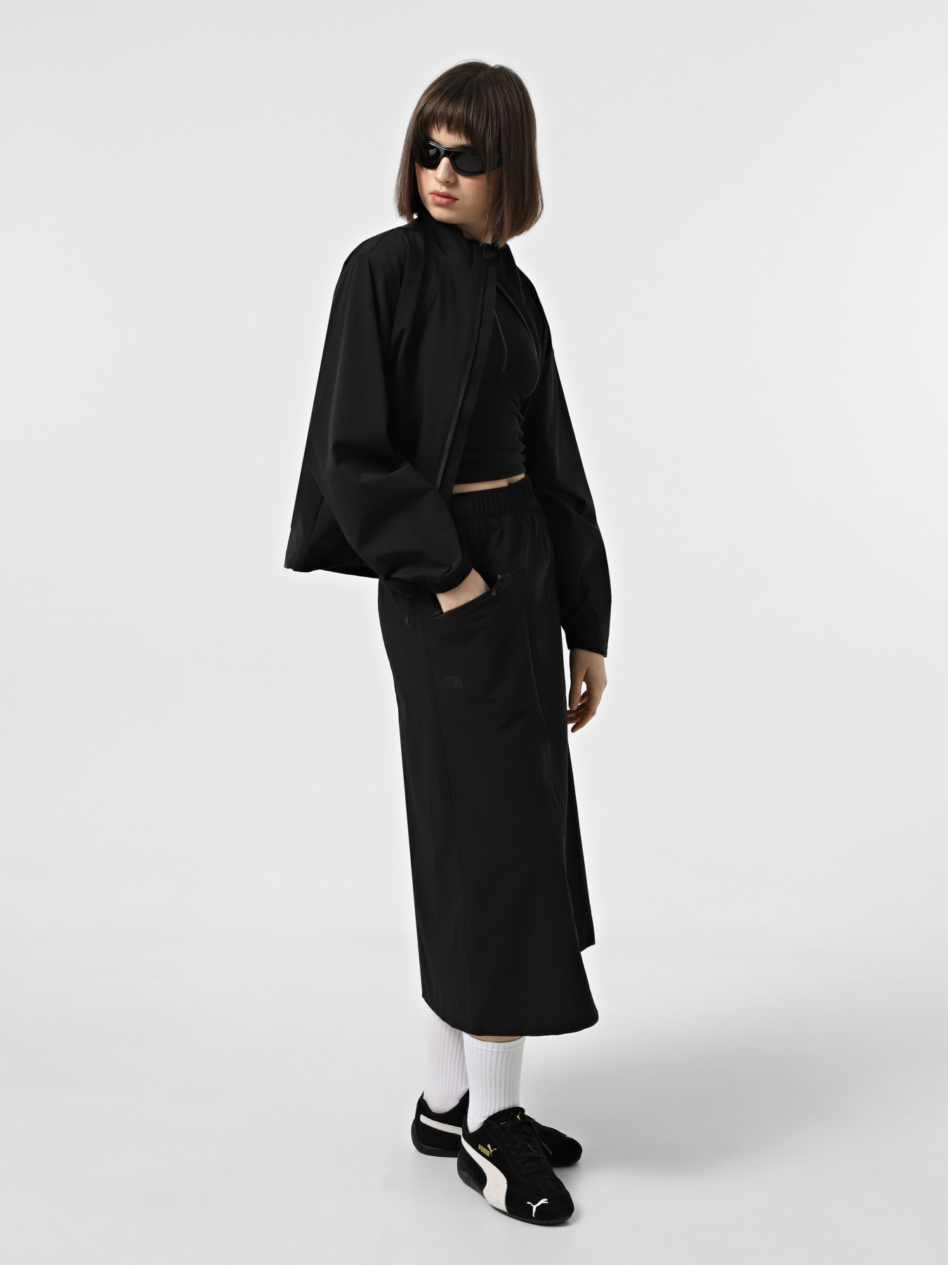 Спідниця міді The North Face Dome Wind модель NF0A8B92JK31 Фото