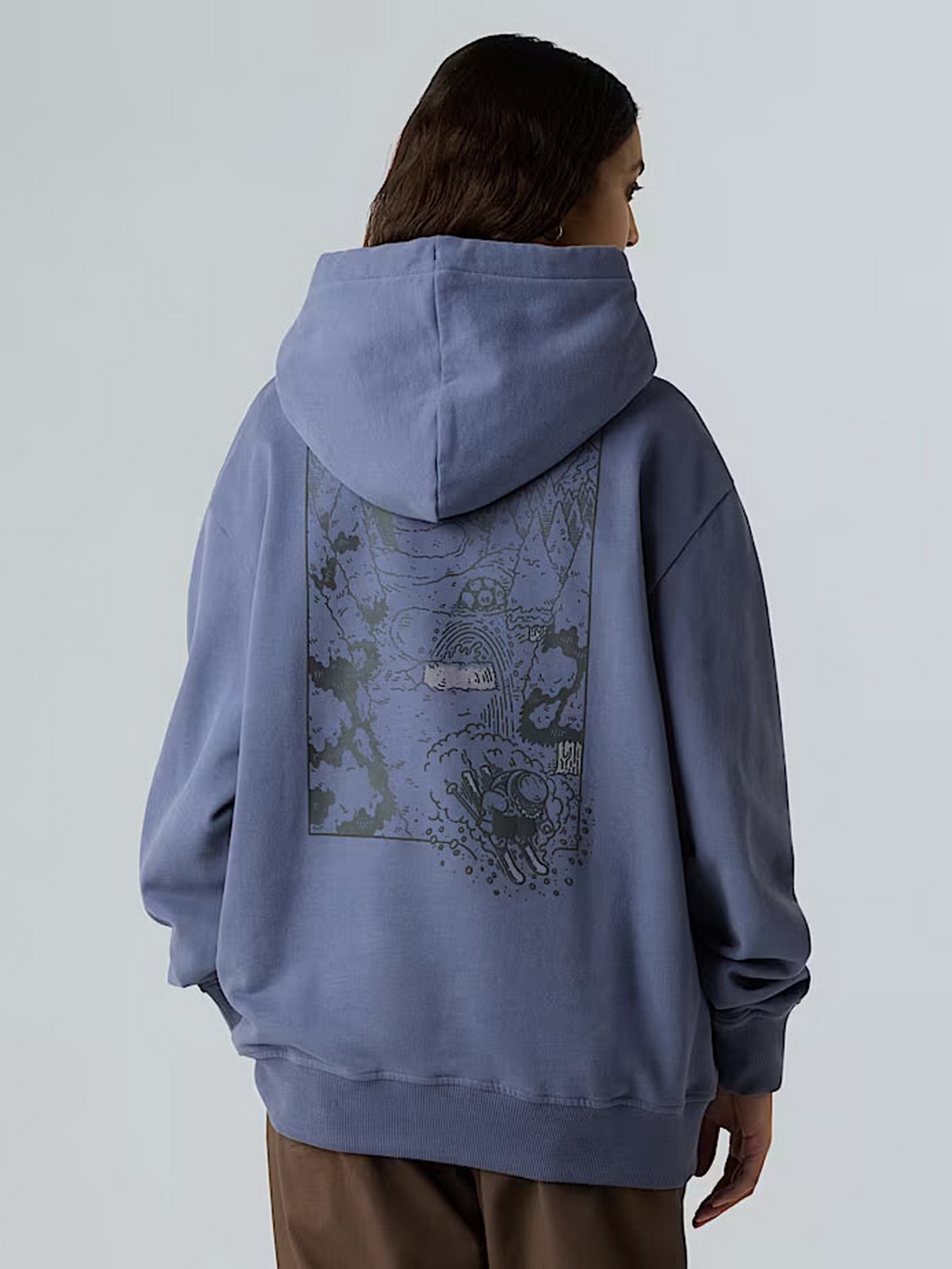 Худи The North Face Powder Days модель NF0A8E4GBTR1 Фото