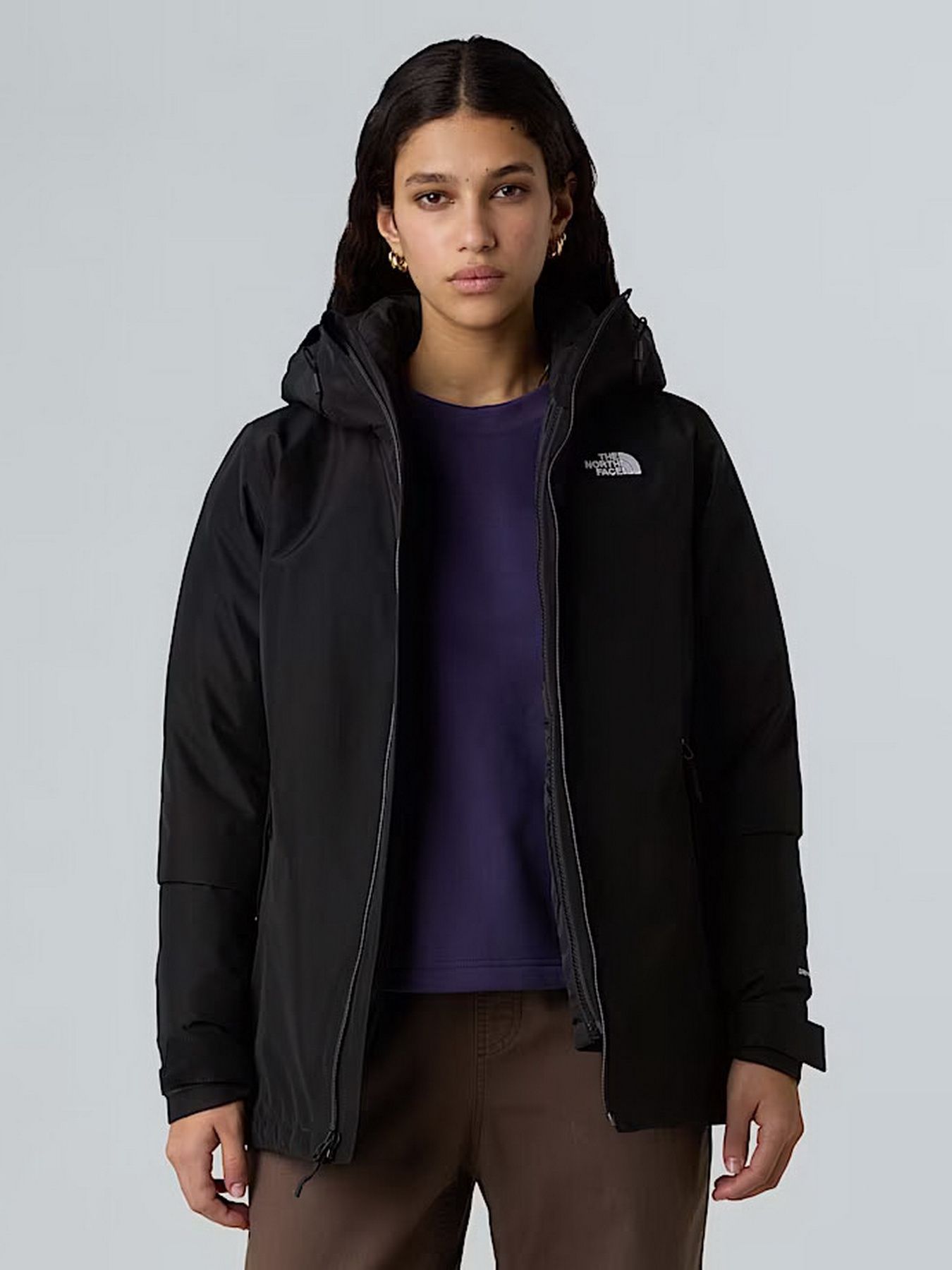 Зимова куртка The North Face Carto Mono Triclimate модель NF0A8D3DJK31 Фото