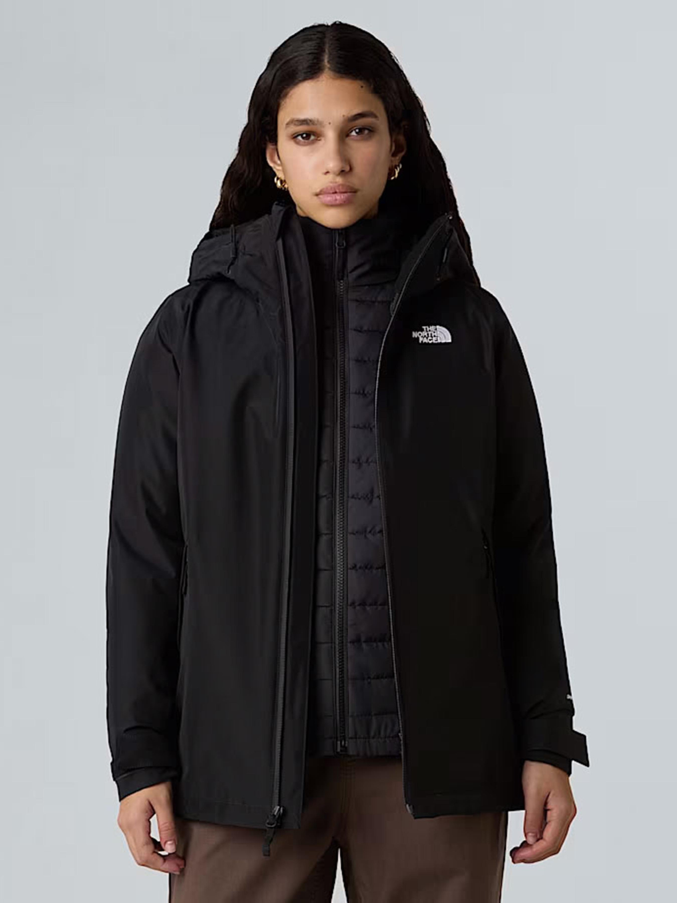 Зимова куртка The North Face Carto Mono Triclimate модель NF0A8D3DJK31 Фото