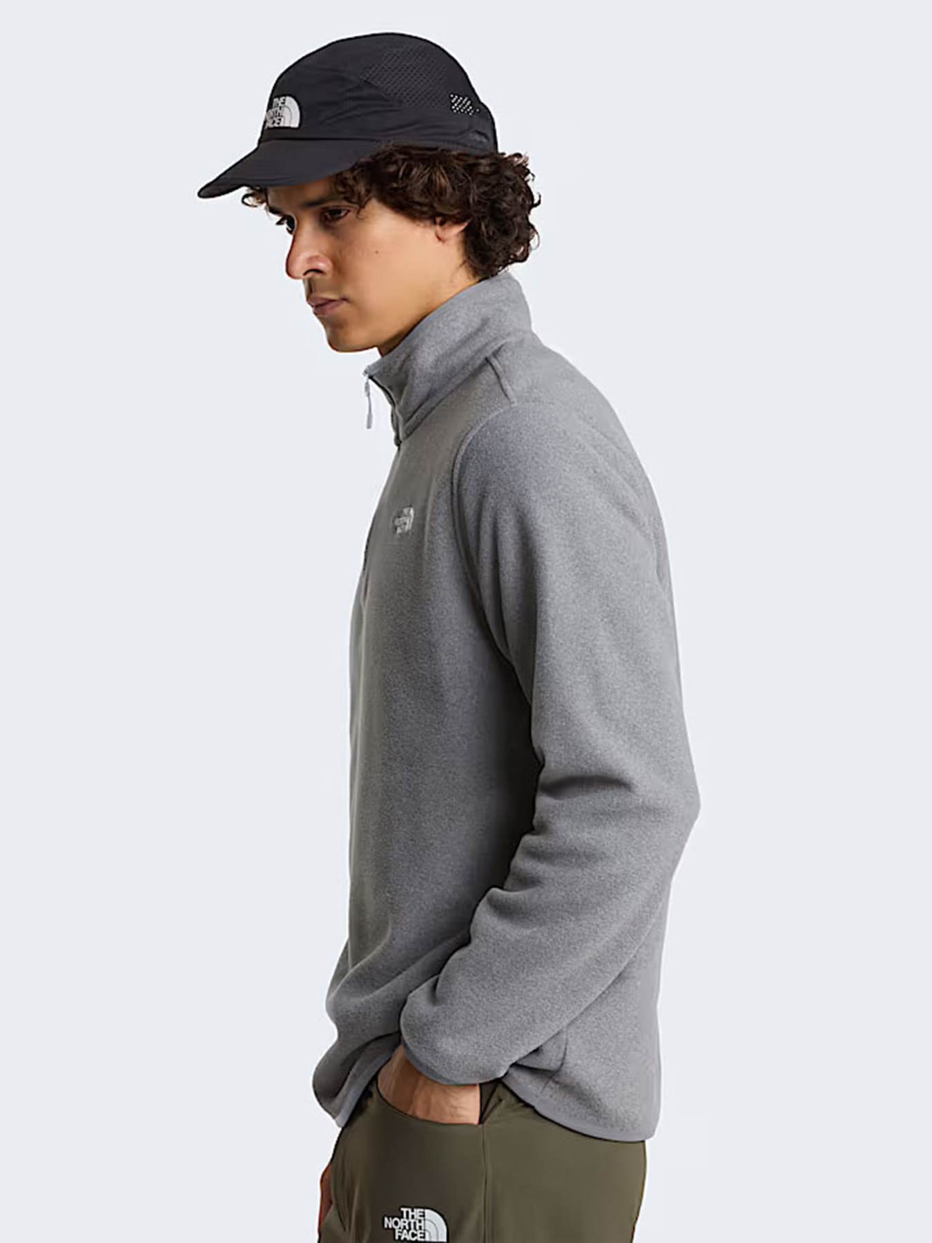 Флисовая кофта The North Face M GLACIER FLEECE 1/4 ZIP JACKE модель NF0A8D0Q0UZ1 Фото