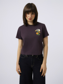 Футболка The North Face W FLORA EMBRO REGULAR SHORT SL модель NF0A8G9QG5O1 Фото
