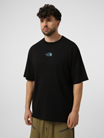 Футболка The North Face M LIQUID LOGO OVERSIZE SHORT S модель NF0A8G9UJK31 Фото