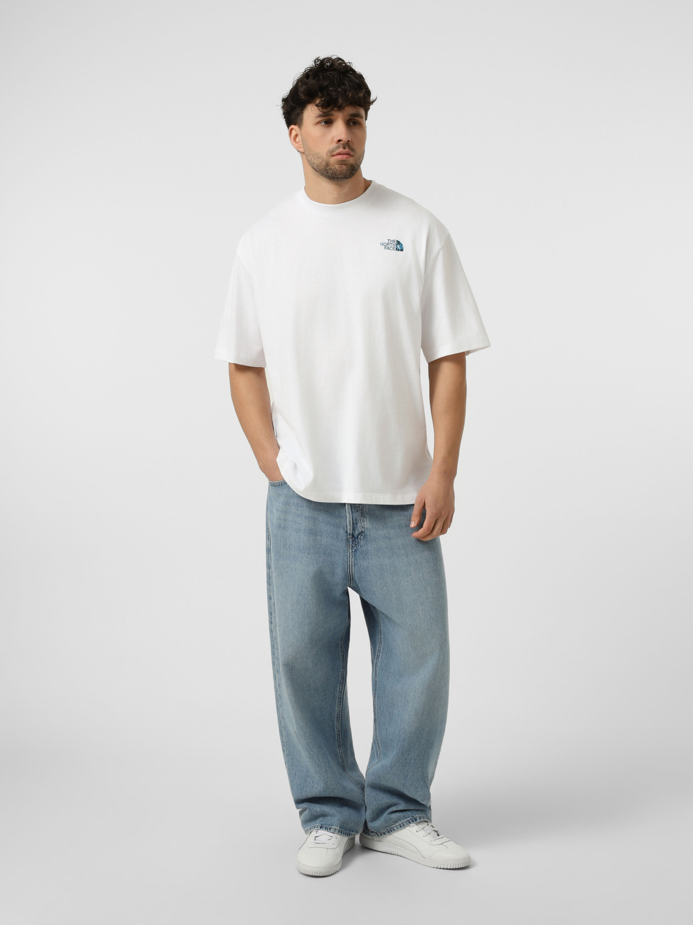 Футболки и поло The North Face M LIQUID BOX NSE OVERSIZE SHOR модель NF0A8G9WFN41 Фото