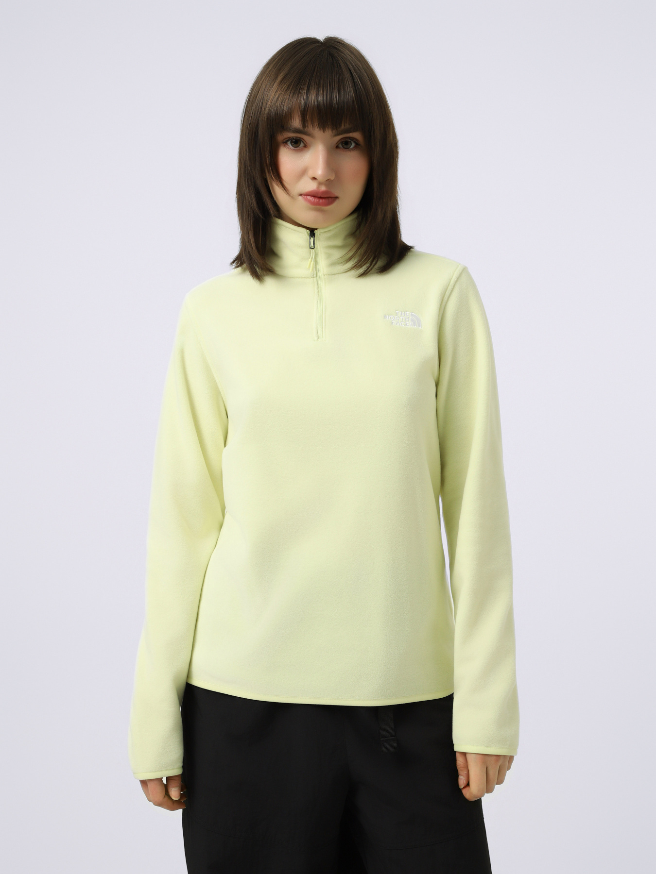 Худи и свитшоты The North Face W GLACIER FLEECE 1/4 ZIP JACKE модель NF0A8D2JG6O1 Фото