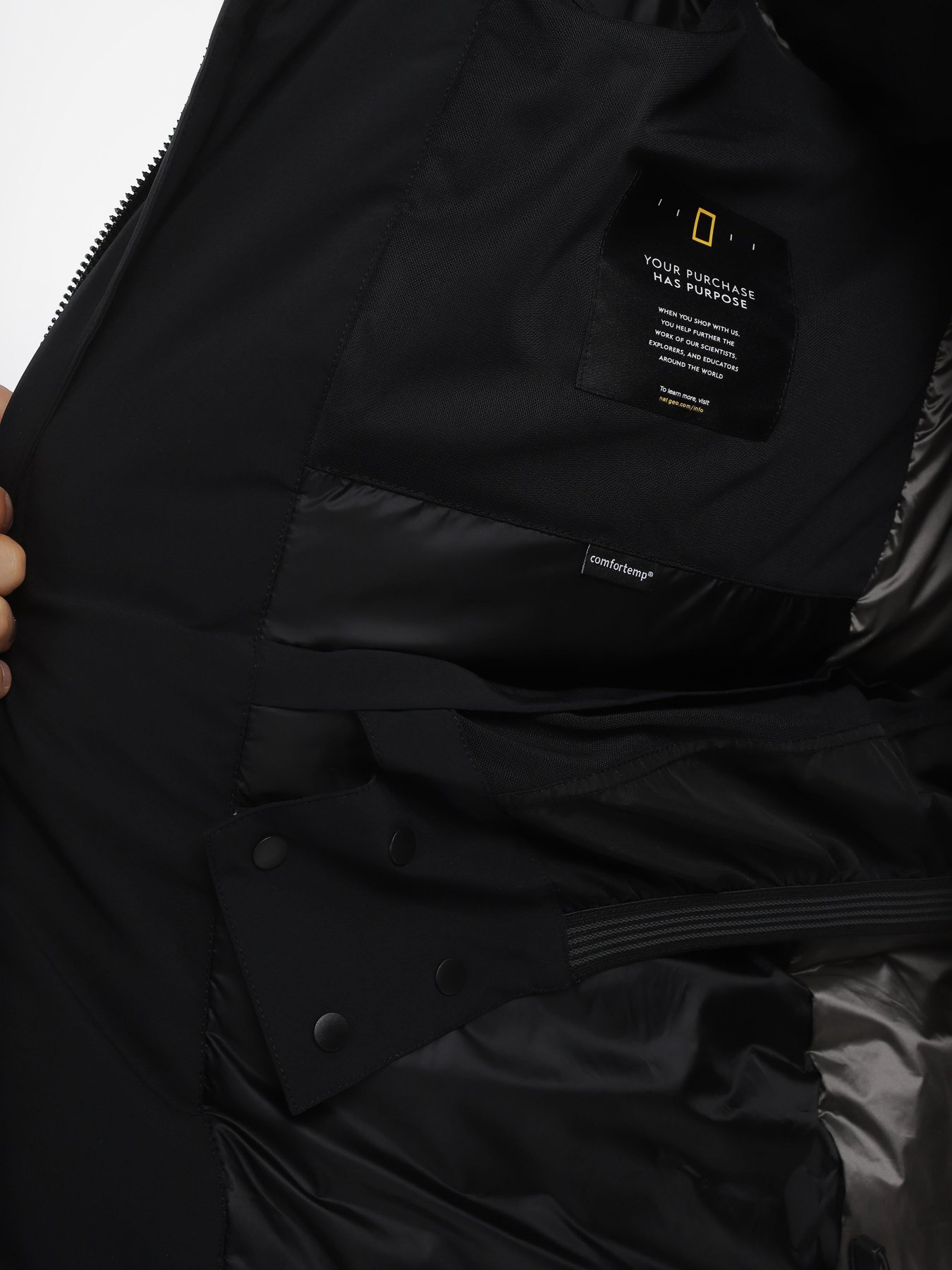 Парка National Geographic Iconic Explorer Hooded модель M121-01-530_чорний Фото