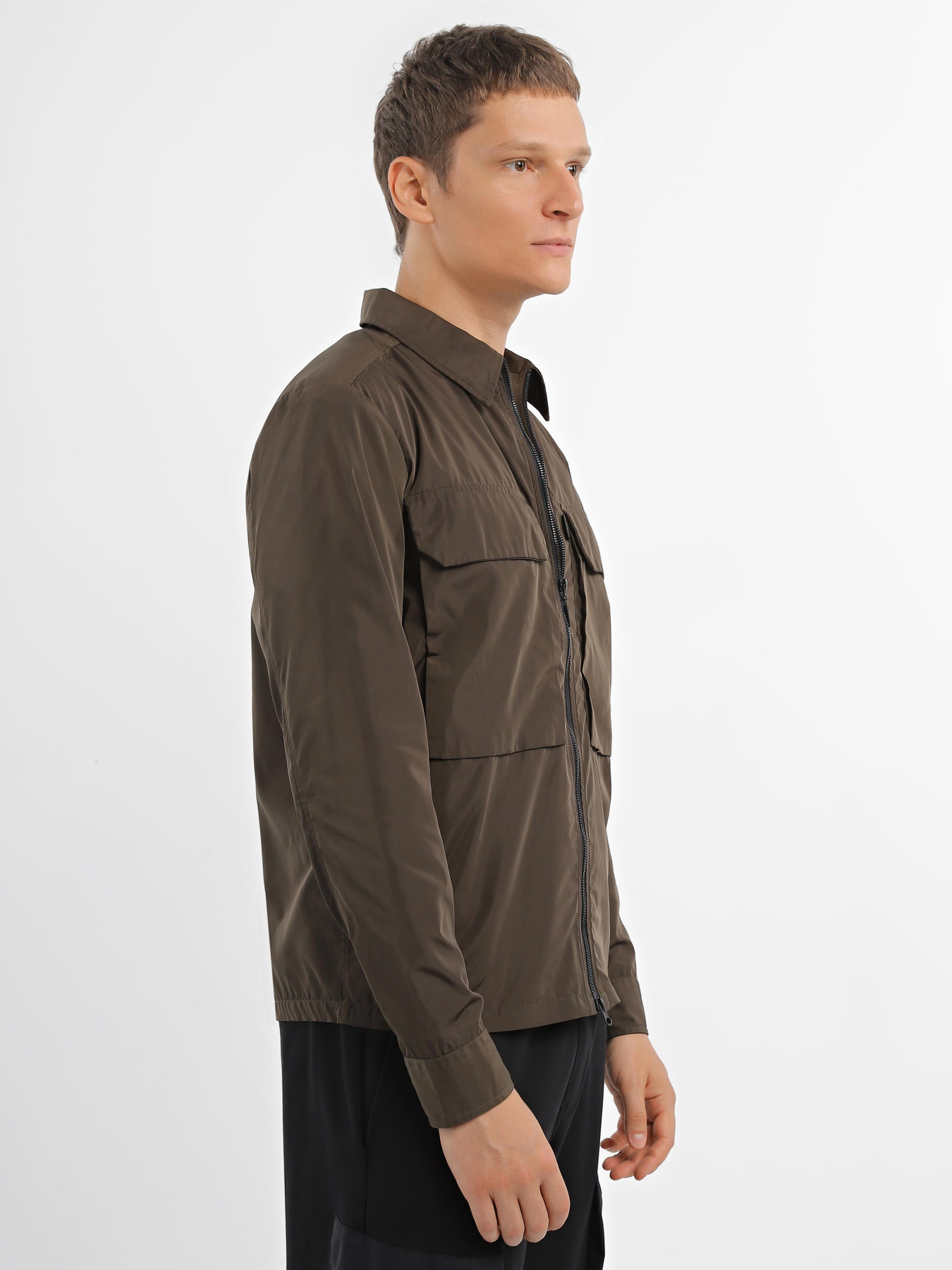 Демисезонная куртка National Geographic City Adventurer Zipped модель M121-01-532_хакі Фото