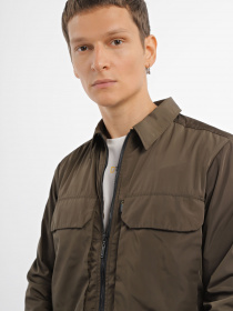 Демисезонная куртка National Geographic City Adventurer Zipped модель M121-01-532_хакі Фото