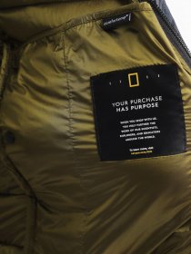 Демисезонная куртка National Geographic No Goose модель M121-01-533_комб. Фото