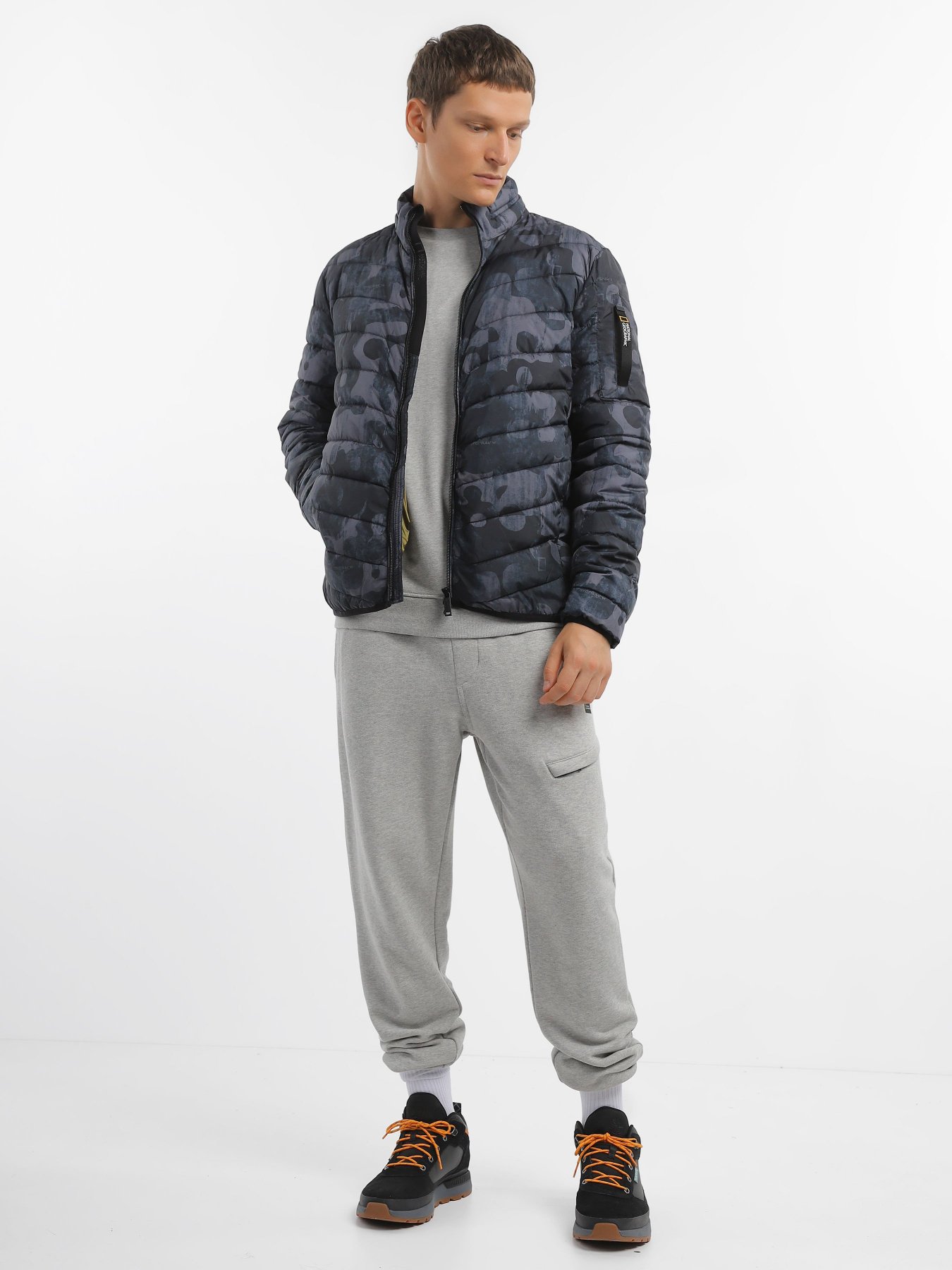 Демисезонная куртка National Geographic No Goose модель M121-01-533_комб. Демисезонная куртка National Geographic No Goose модель M121-01-533_комб. Фото