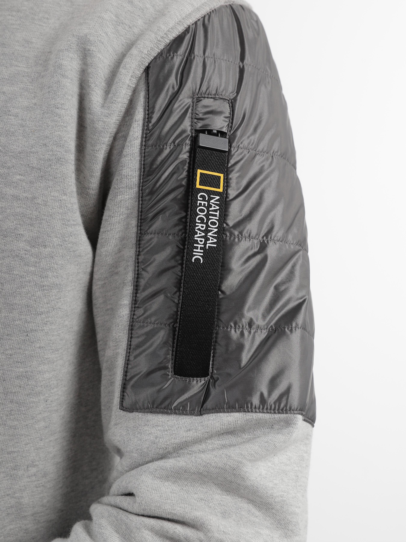 Свитшот National Geographic Advanced Foundation Crew Neck модель M121-02-555_сірий комб. Фото