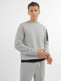 Свитшот National Geographic Advanced Foundation Crew Neck модель M121-02-555_сірий комб. Фото