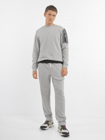 Світшот National Geographic Advanced Foundation Crew Neck модель M121-02-555_сірий комб. Світшот National Geographic Advanced Foundation Crew Neck модель M121-02-555_сірий комб. Фото