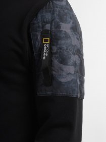 Свитшот National Geographic Advanced Foundation Crew Neck модель M121-02-555_чорний Фото