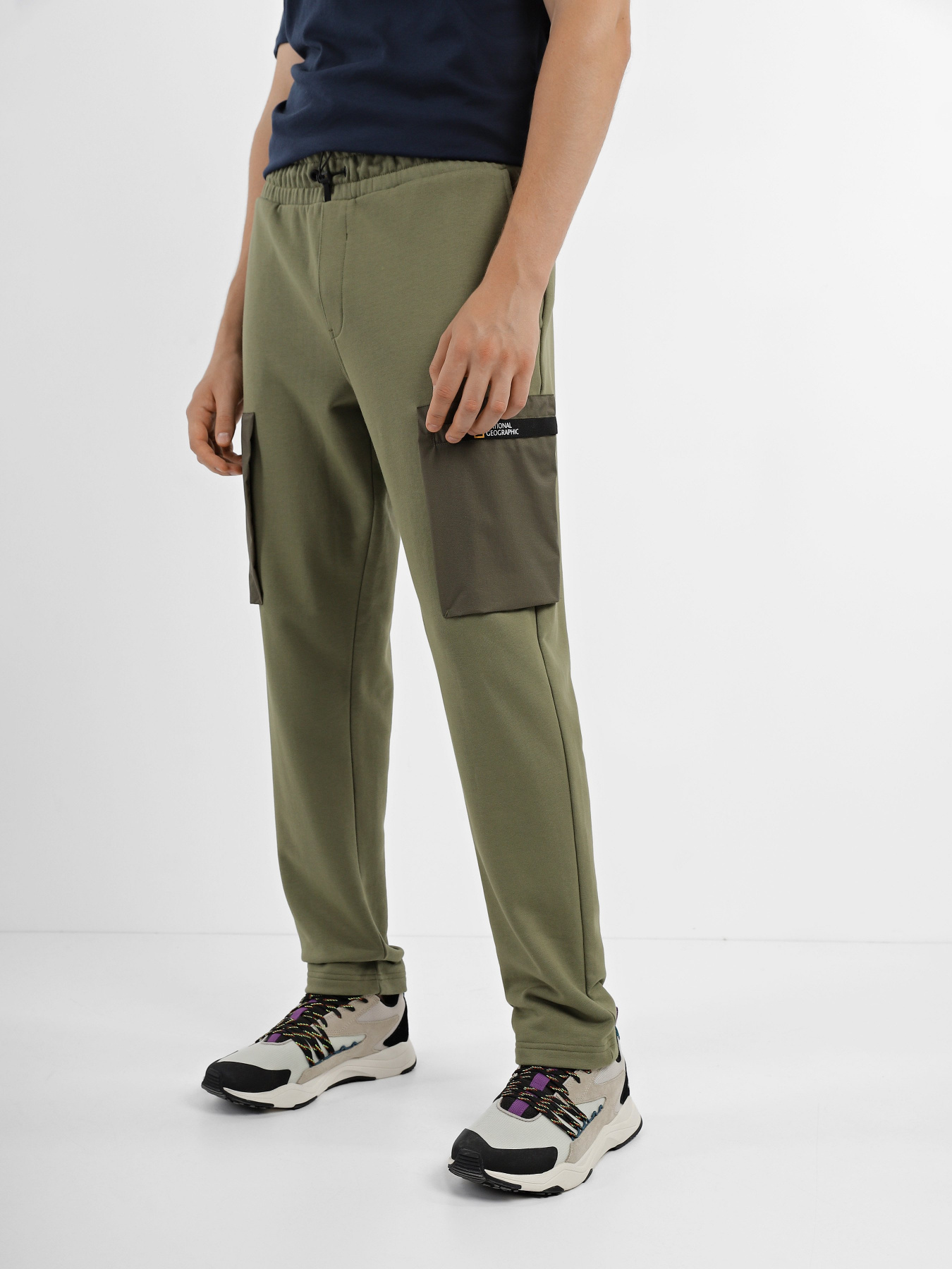 Брюки повседневные National Geographic модель M121-05-571_с.хакі Фото
