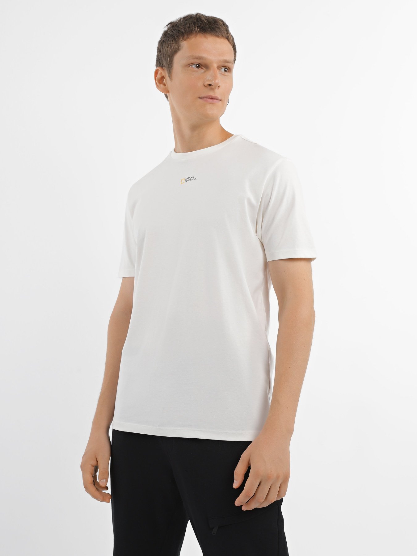 Футболка National Geographic Graphic Iconic Dates модель M122-03-183_білий Фото