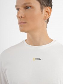 Футболка National Geographic Graphic Iconic Dates модель M122-03-183_білий Фото