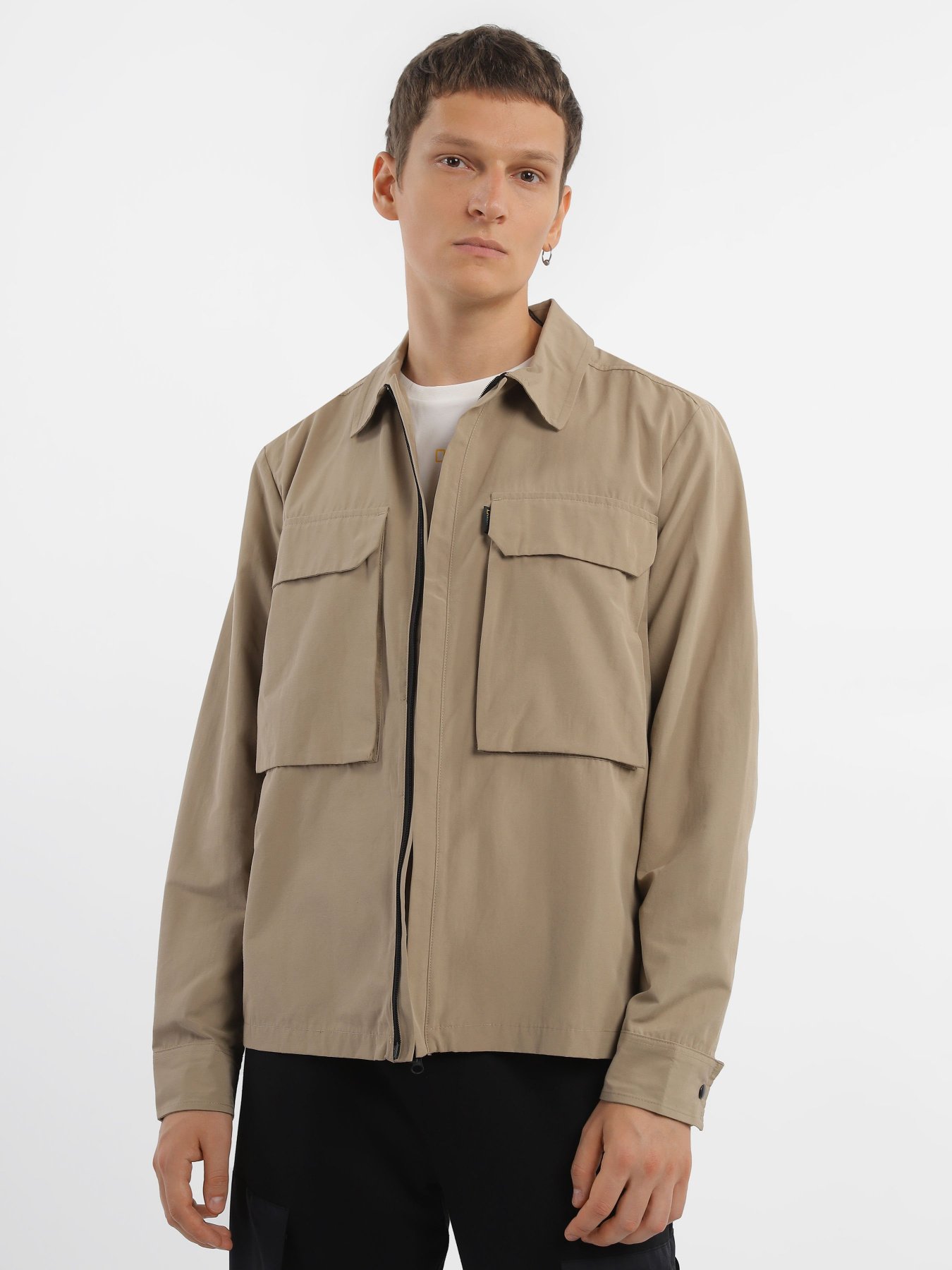 Ветровка National Geographic Advanced Woven модель M122-06-251_бежевий Фото