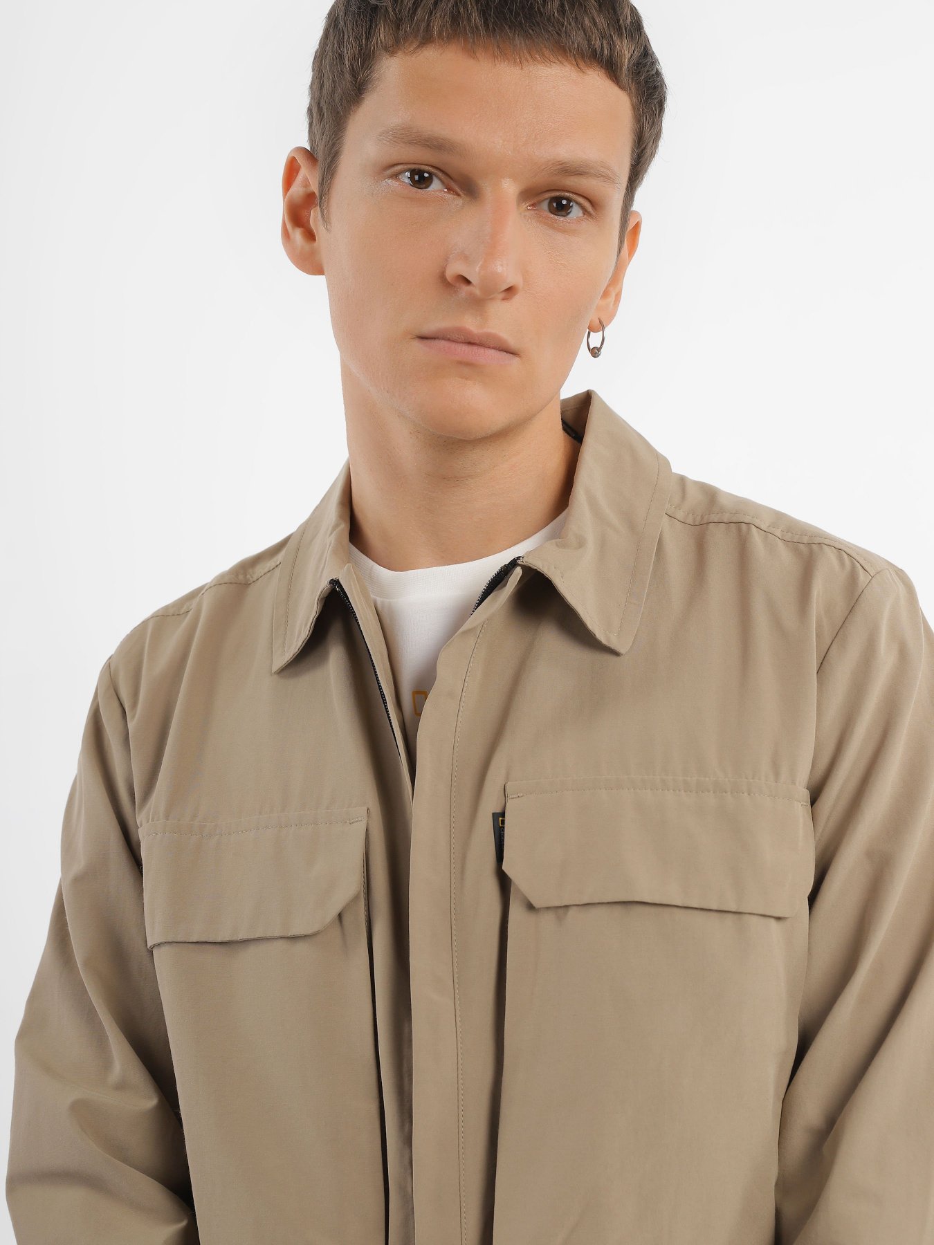 Ветровка National Geographic Advanced Woven модель M122-06-251_бежевий Фото