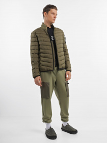 Демисезонная куртка National Geographic No Goose Puffer модель M221-01-121_оливковий Фото