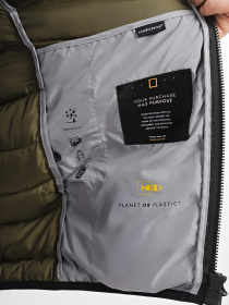 Демисезонная куртка National Geographic No Goose Puffer модель M221-01-121_оливковий Демисезонная куртка National Geographic No Goose Puffer модель M221-01-121_оливковий Фото