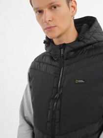 Жилет National Geographic No Goose Puffer модель M221-01-130_чорний Фото