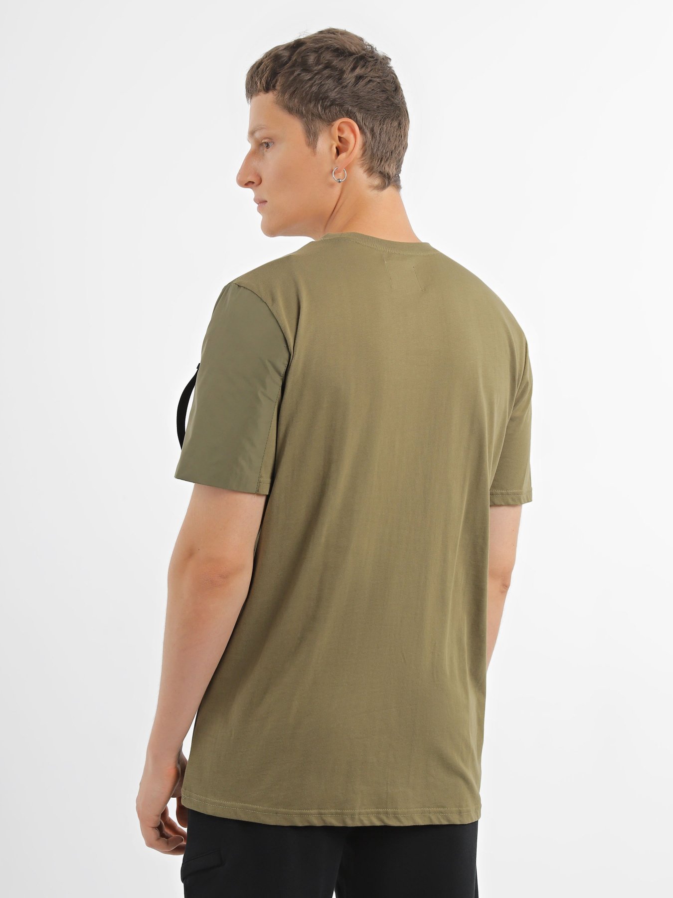 Футболка National Geographic Logo Arm модель M221-03-406_оливковий Фото