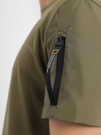 Футболка National Geographic Logo Arm модель M221-03-406_оливковий Фото