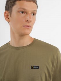 Футболка National Geographic Mini Logo модель M221-03-418_оливковий Фото