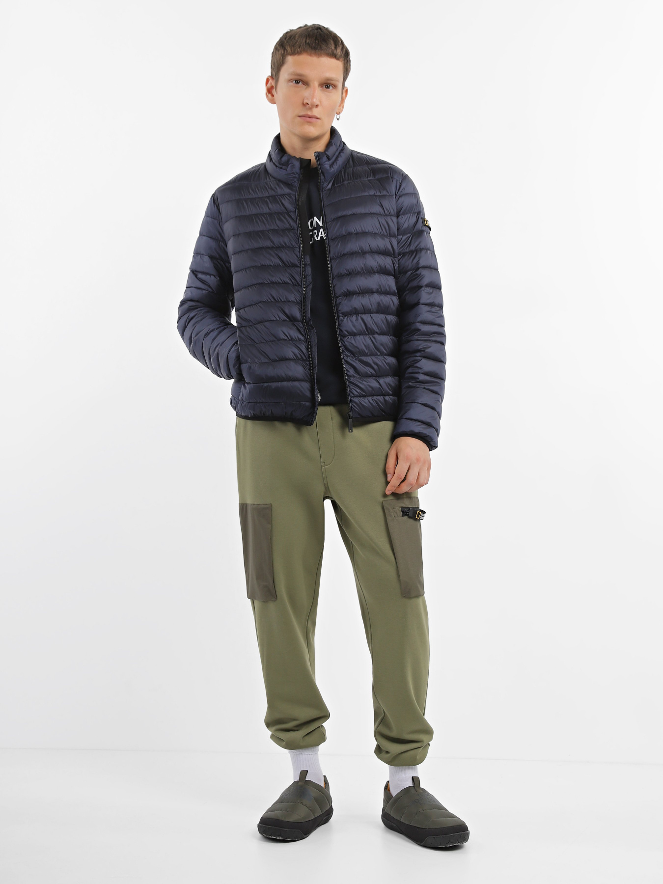 Демисезонная куртка National Geographic No Goose модель M999-01-100_синій Фото